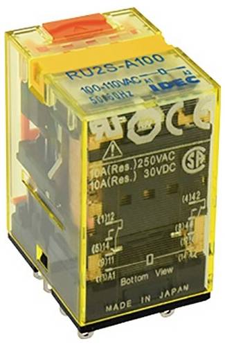 Idec RU Series Industrierelais Nennspannung: 24 V/AC Schaltstrom (max.): 10A 1St.