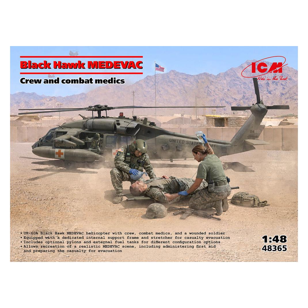 ICM UH-60A Black Hawk Medevac with flight medics (48365)