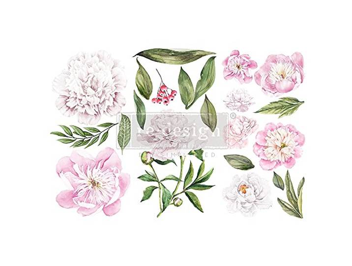 Herontwerp met Prima Decor Transfers Morning Peonies