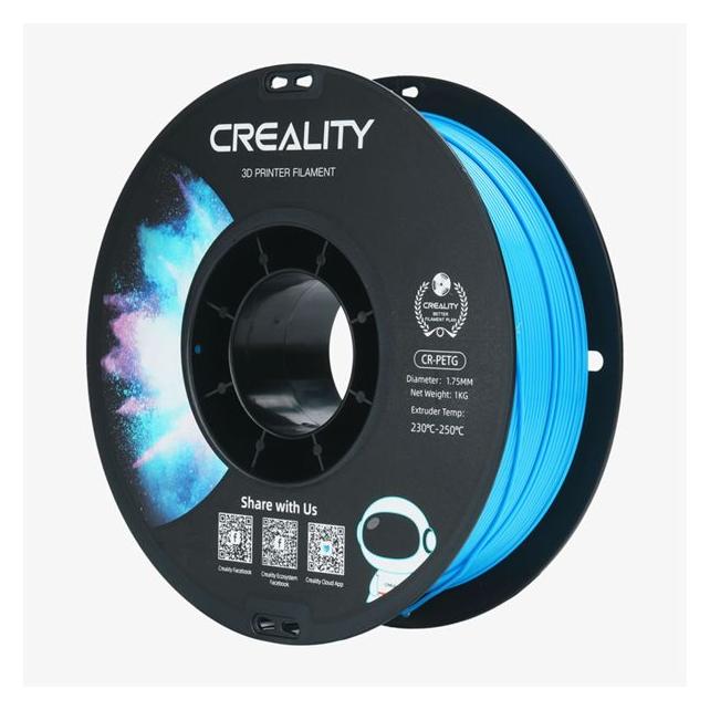 Creality Filament CR-PETG 1,75mm 1kg - Tech Blue) (PETG, 1000 g, 1.75 mm) (3301030049)