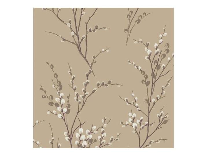 Laura Ashley Pussy Willow Natural Wallpaper