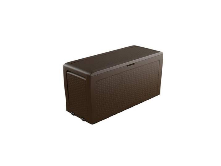 Boîte de rangement pour jardin balcon 270L Keter Samoa Rattan