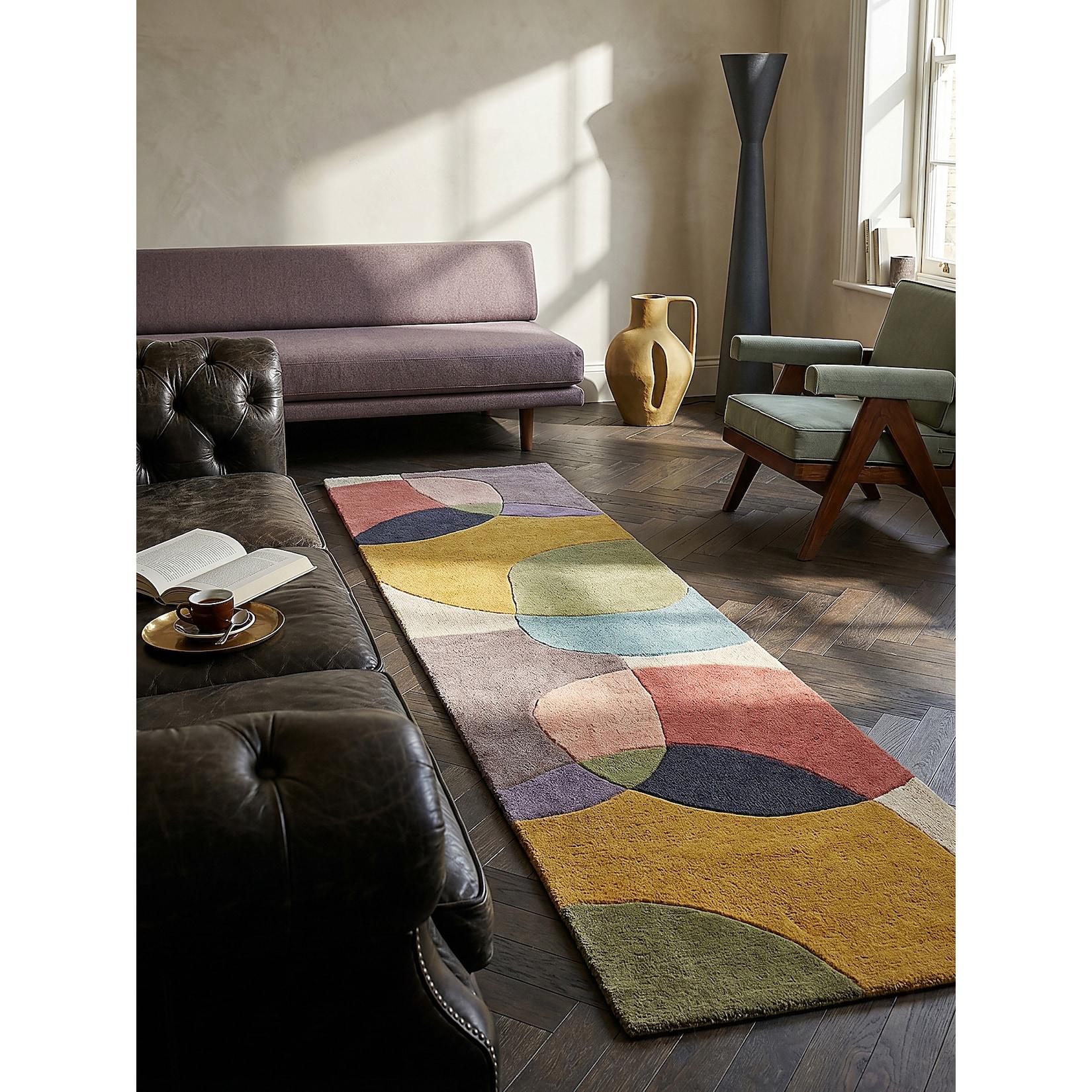 Wollteppich abstrakt Bunt 160 x 230 cm - AIRE Kadima Design