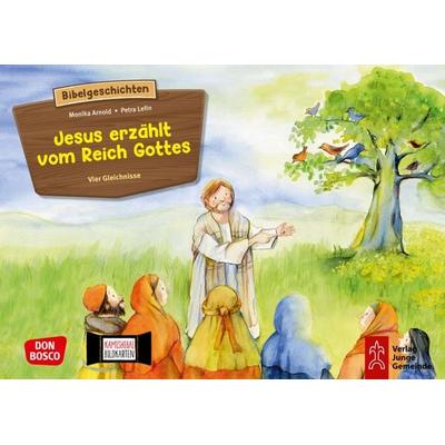 Jesus erzählt vom Reich Gottes. Vier Gleichnisse. Kamishibai Bildkartenset., Sonstige von Monika Arnold, Don Bosco