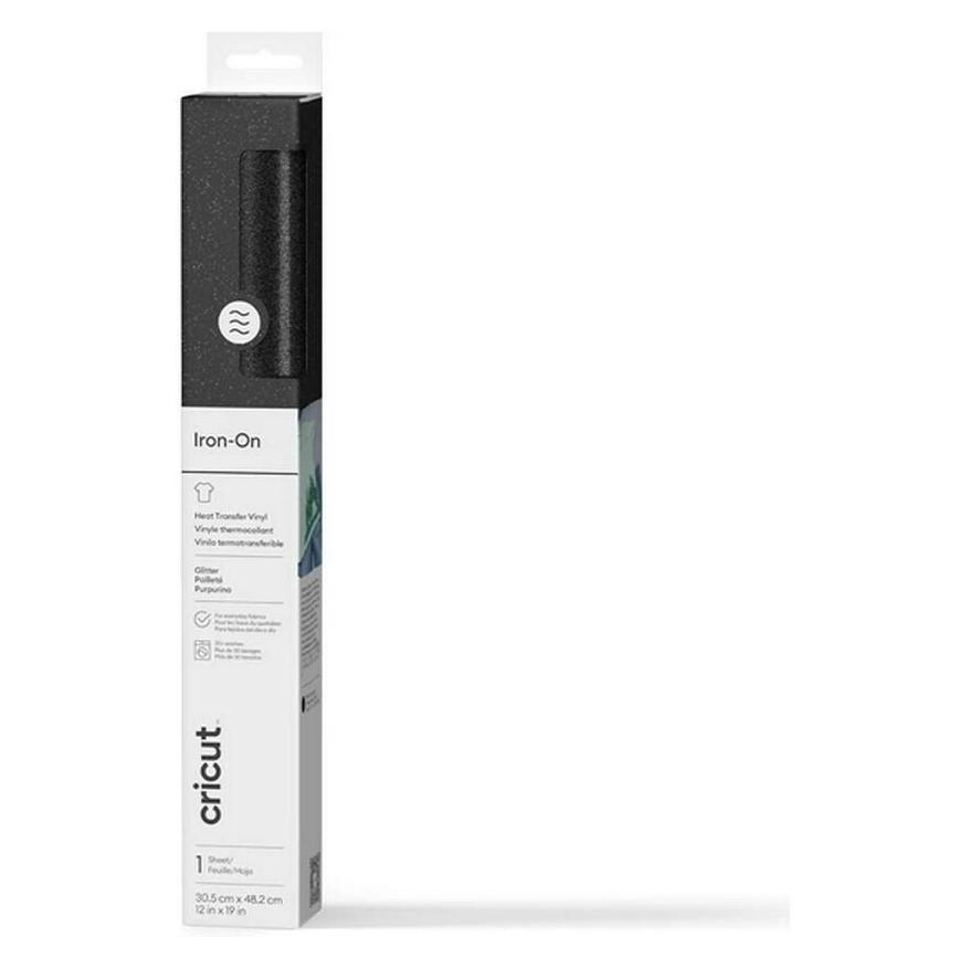 Cricut Glitter Iron-On 30x48cm (Black) (2011335)