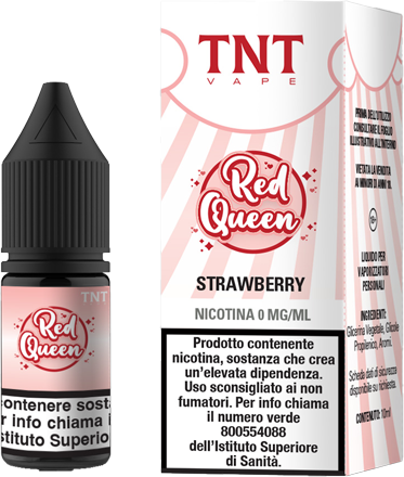TNT Vape Red Queen Liquido Pronto 10ml Fragola