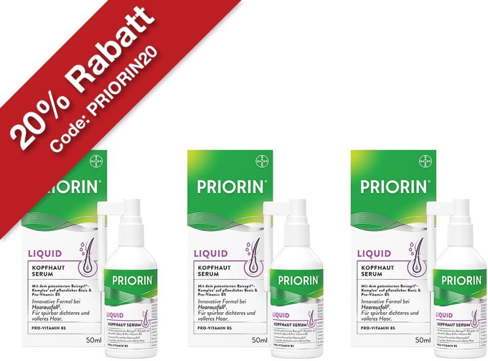 Priorin Liquid Pumplösung bei Haarausfall