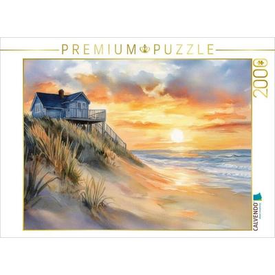 CALVENDO Puzzle Sonnenuntergang am Strabdhaus | 2000 Teile Lege-Größe 90x67cm Foto-Puzzle für glückliche Stunden, Sonstige von , Calvendo Puzzle