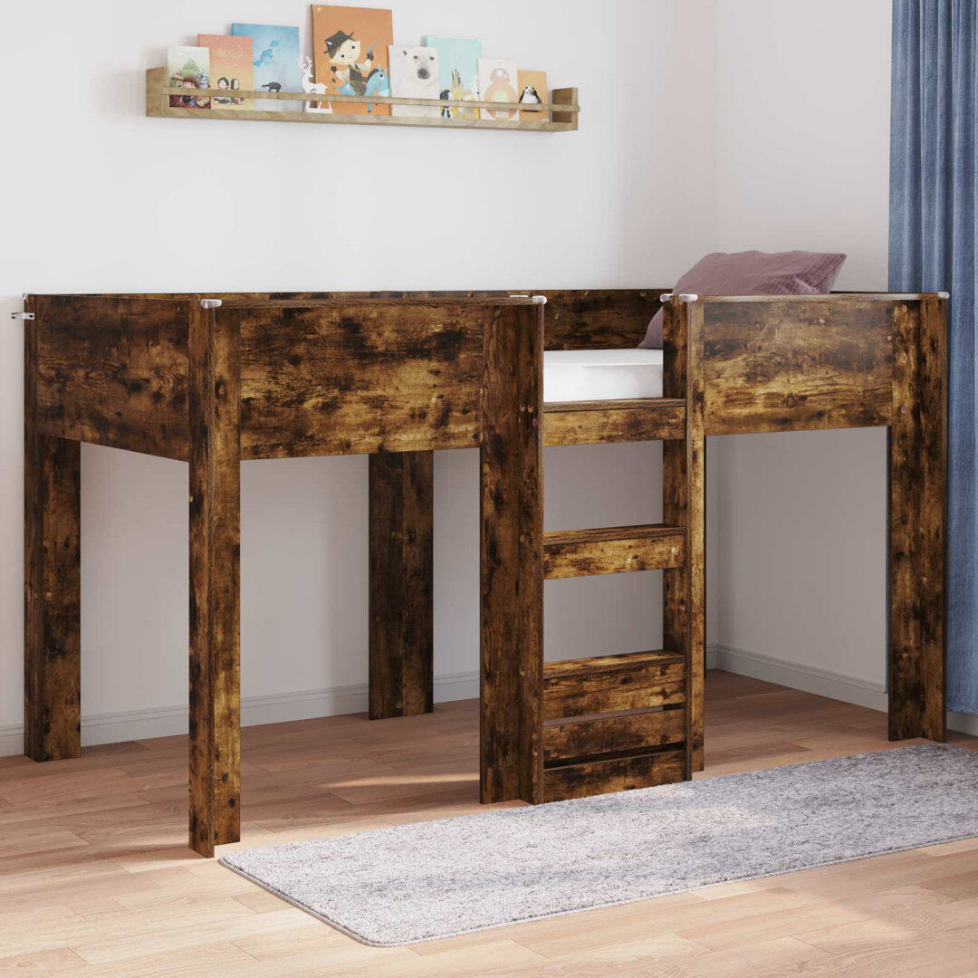 17 Stories 120 X 200cm Bulk Bed Smoked Oak