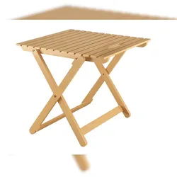 Erst-Holz Tisch Buche hell klappbar Beistelltisch, Gartentisch 10-350 N