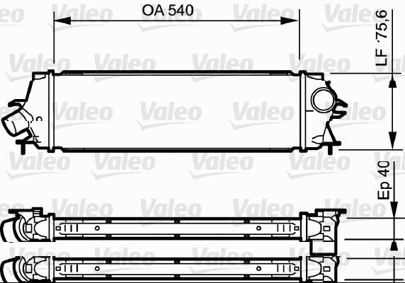 Valeo Ladeluftkühler 818771 Für Opel Vaughall Renault