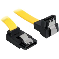 DELOCK 82821 - Delock Kabel SATA 6 Gb/s oben/unten Metall 50 cm