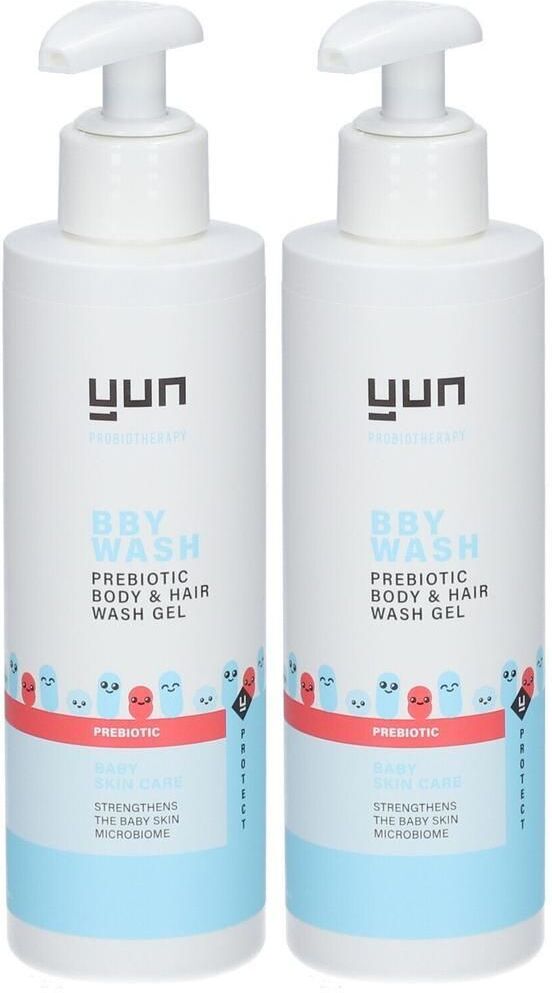 YUN BBY Prebiotic Body and Hair Wash x2 2x200 ml Waschgel