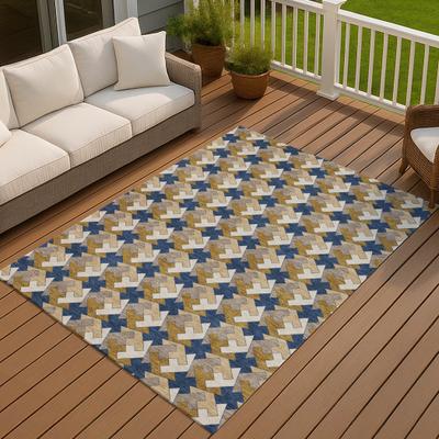 Addison Rugs Machine Washable Indoor/ Outdoor Modern Becker Chantille Rug