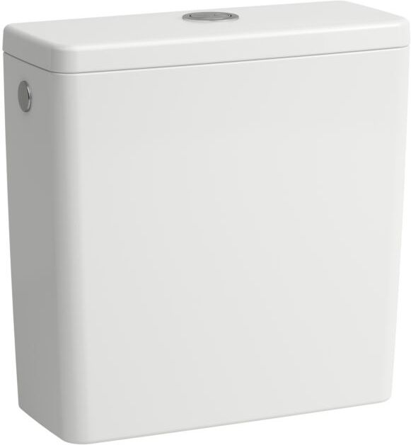 Laufen Lua Spülkasten H8270817169711 Wasseranschluss hinten, schwarz matt, 160x390x395