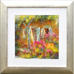 Kunstdruck JOHN MESSELY (BH 49x49 cm) - bunt - BH 49x49 cm