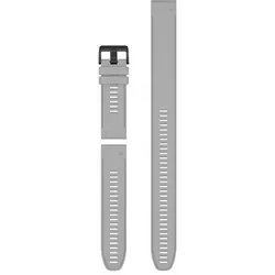  QuickFit 26-Uhrenarmbänder Graues Silikon (3-teiliges Set) 