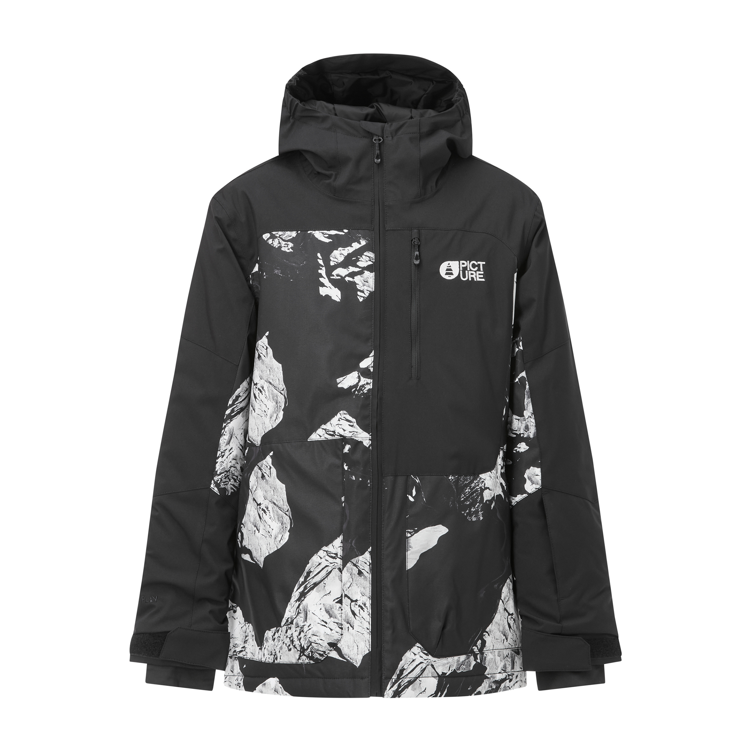 Picture Daumy Kinder Isolationsjacke schwarz Größe 152 Skifahren Wasserdicht