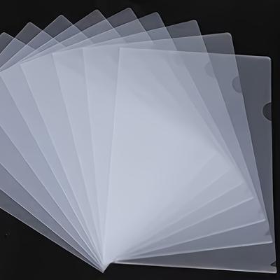 PVC Waterproof L Shaped Document Holders Durable Office Document Organizers PVC Waterproof L Shaped Document Holders Durable Office Document Organizers