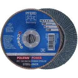 Pferd, Schleifmittel, PFC 150 Z 60 SG POWER STEELOX