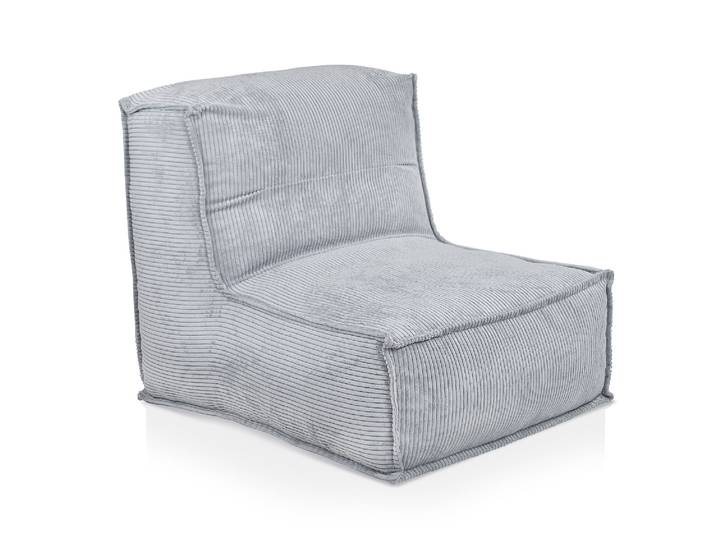 COZY Sitzsack, Material Cord, Grau