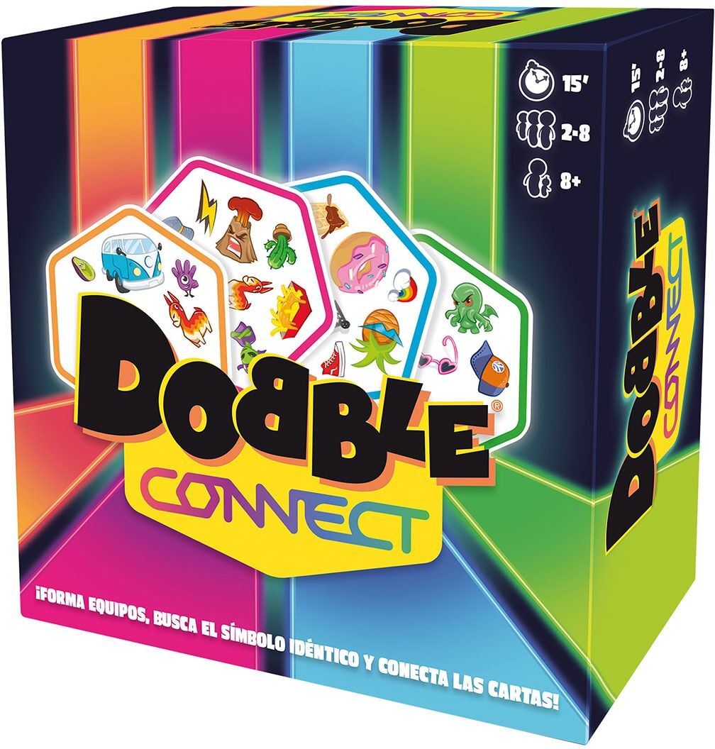 Asmodee Juego de cartas Dobble Connect .