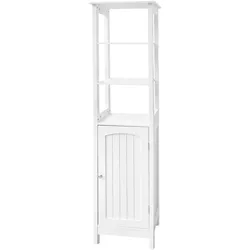 ML-Design Badezimmerschrank 40x160x32 cm Weiß