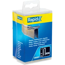 Rapid, Tackerklammern + Tackernägel, Typ 606 Schmalrückenklammern 30 mm