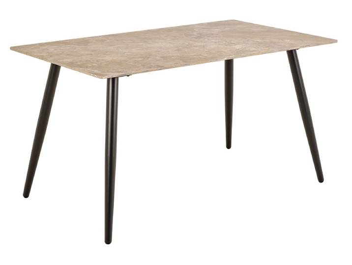 Tisch WICKLOW 140x80x75cm rotbraun