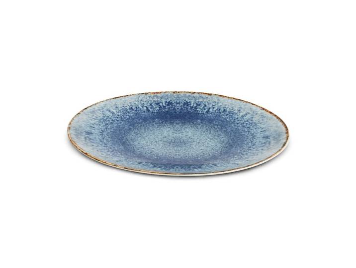 Service 18 pièces bleu en porcelaine