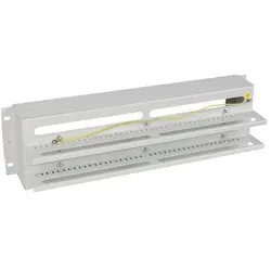Lanberg Voltage distribution panel 3U 19 inches with DIN ts-35 rail, grey, Serverschrank Zubehör, Grau