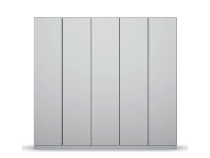 Kleiderschrank Drehtürenschrank Monostar , 5-türig , seidengrau 226 x 210 x 54