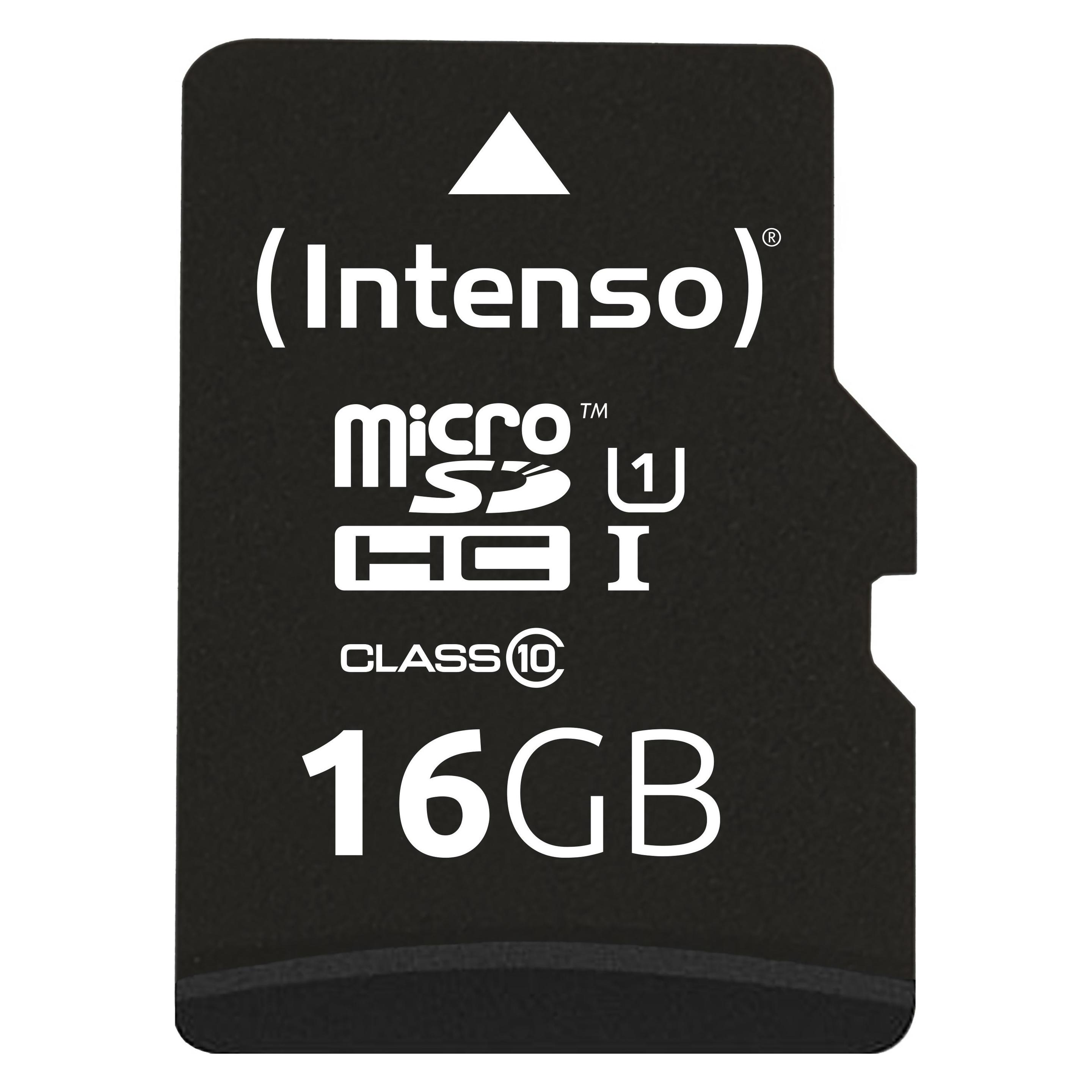 Intenso UHS-I Premium (16 GB, microSDHC, U1, UHS-I) (3423470)