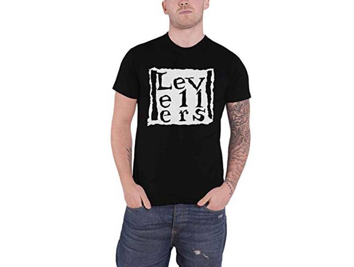 Levellers Unisex Tee: Classic Logo - Small - Black