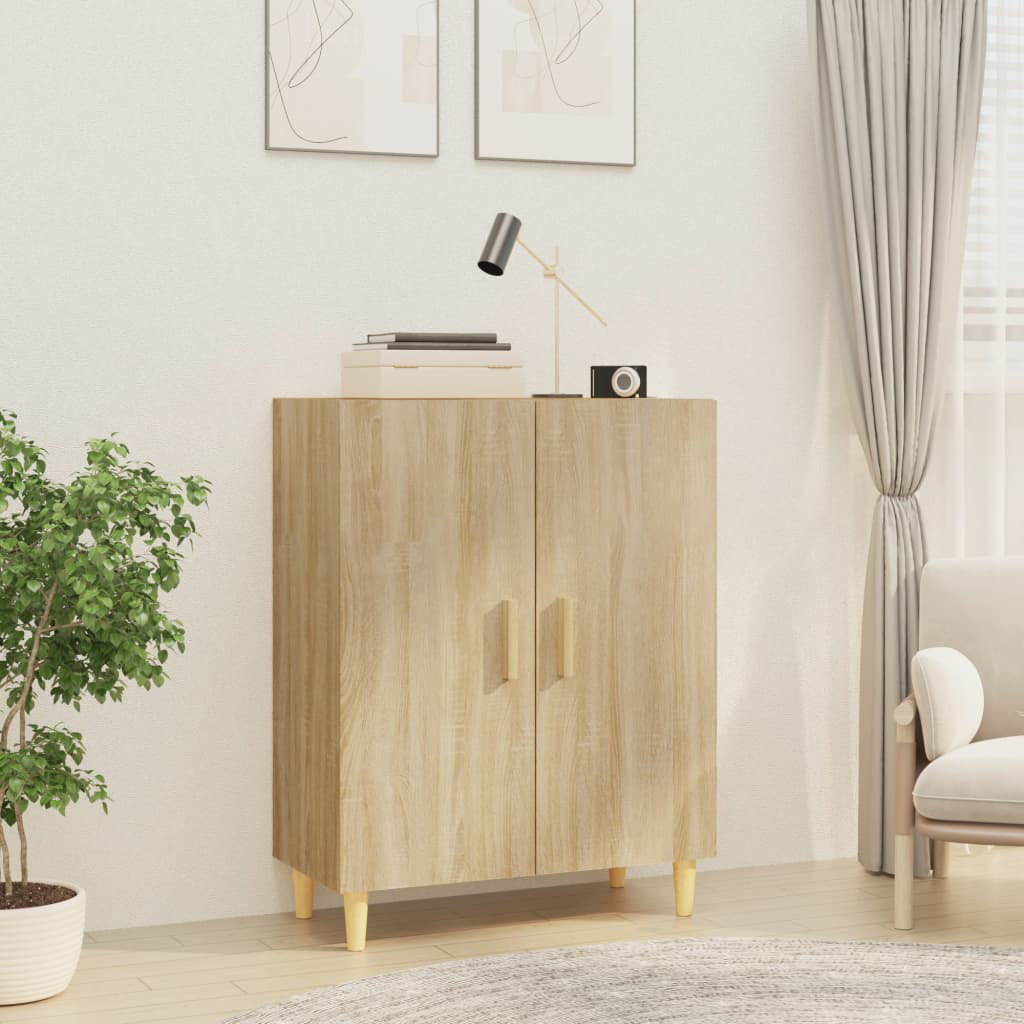 17 Stories Jarrelle 70 cm W Sideboard Sonoma Oak 90cm H X 70cm W X 34cm D