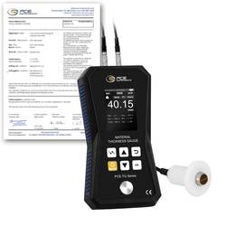 PCE Instruments Materialdickenmessgerät PCE-TG 150A HT-ICA inkl. ISO-Zertifikat 1,2 ... 300mm Sensor 5 MHz Ø10mm IP52