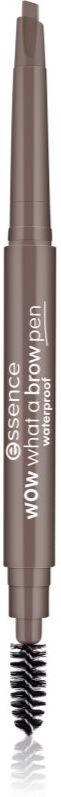 essence WOW What a Brow eyebrow pencil with brush shade 01 Light Brown 0,2 g