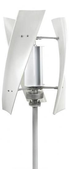 3000W vertikale Windenergieanlage - 24V Generator - Stille Betriebsfähigkeit - Inklusive MPPT-Wandler