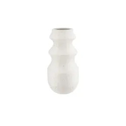 Vase   ¦ weiß ¦ Steinzeug ¦ Maße (cm): H: 29,7  Ø: 15.0
