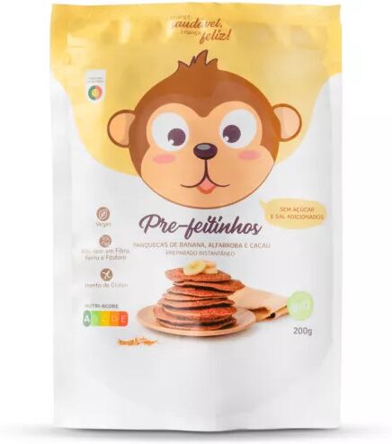 Papinhas da Xica Papillas Xica Pre-Feitinhos Tortitas de Plátano, Algarroba y Cacao 200g