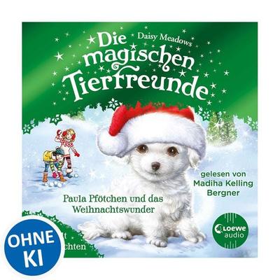 Die magischen Tierfreunde - Paula Pfötchen und das Weihnachtswunder - Daisy Meadows, Audio, 9783689580025