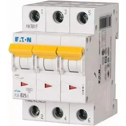 Eaton, Schutzschalter, Pls6-c25/3n-mw - miniature circuit breaker mcb