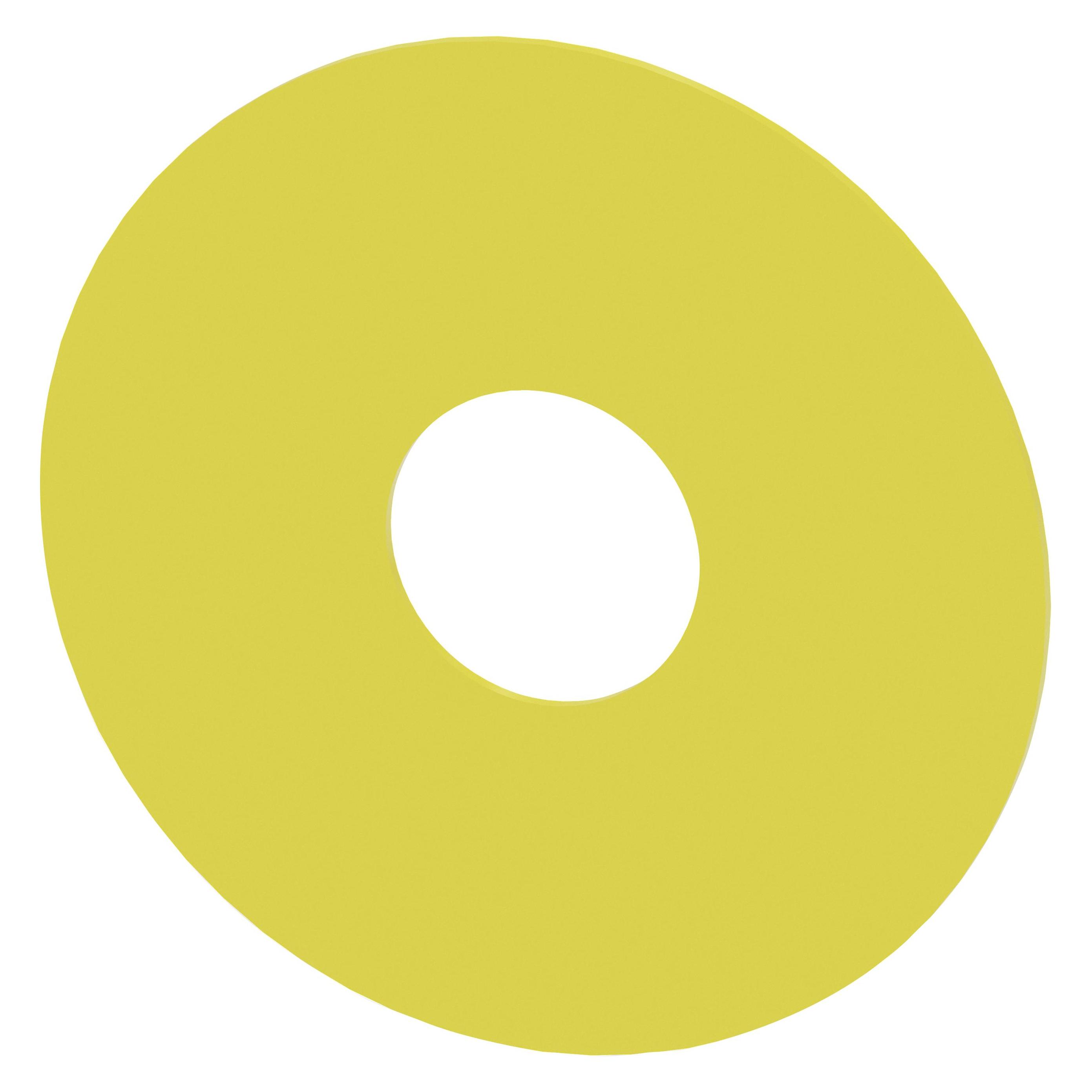 Siemens Round backing Emergency stop yellow (3SU1900-0BC31-0AA0)