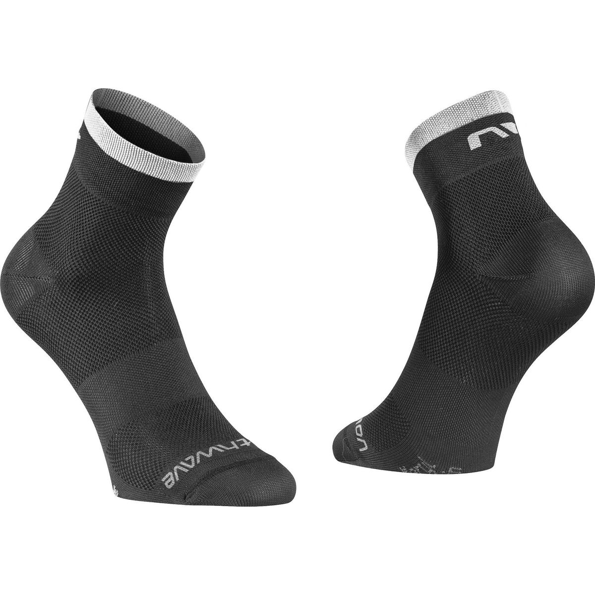 Northwave Origin Sock black/white (11) XS C89222013-11-XS