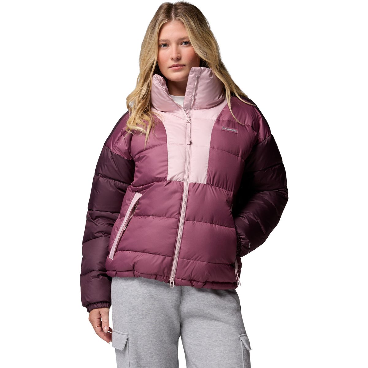Columbia Women's Pike Lake Insulated Puffer Jacket antique mauve, moonvista, mineral pink (551) XL 213359-2133594-551-XL