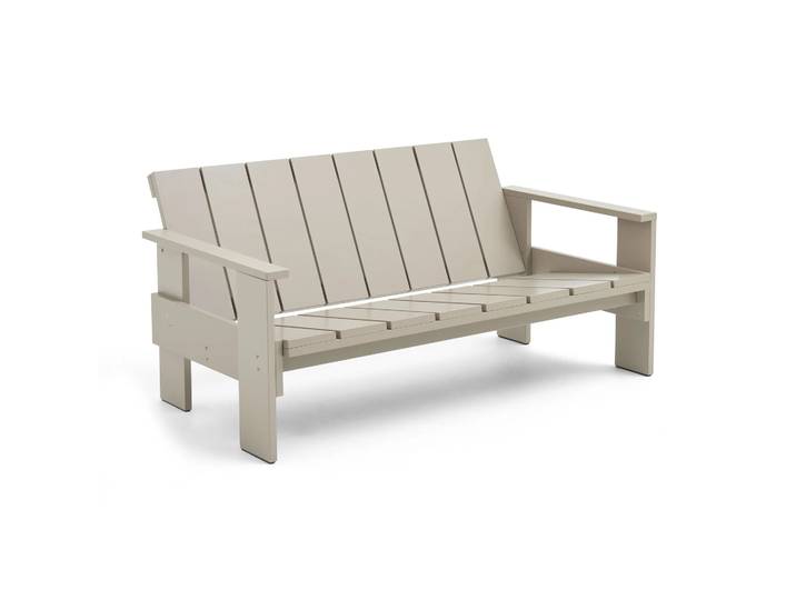HAY Crate Lounge Sofa Kiefernholz lackiert London fog