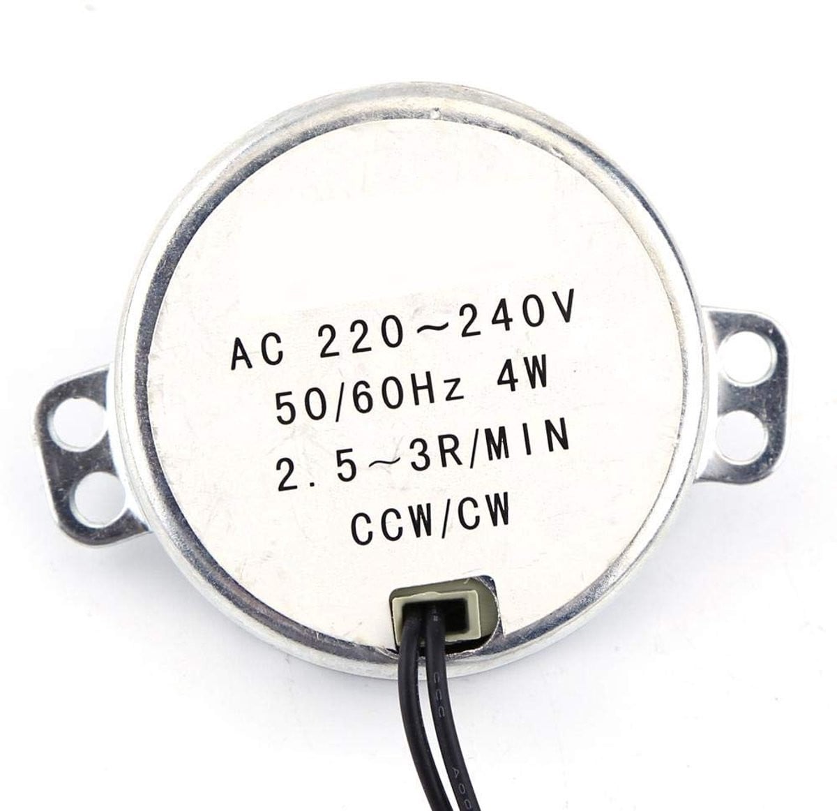 Merkloze Synchrone Motor 220V-240V CW/CCW 2.5-3RPM Reductiemotor 4W Elektrische Motor