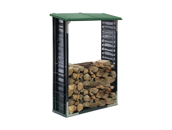 Starplast Holzunterstand mit Metallstruktur 50 × 130 cm