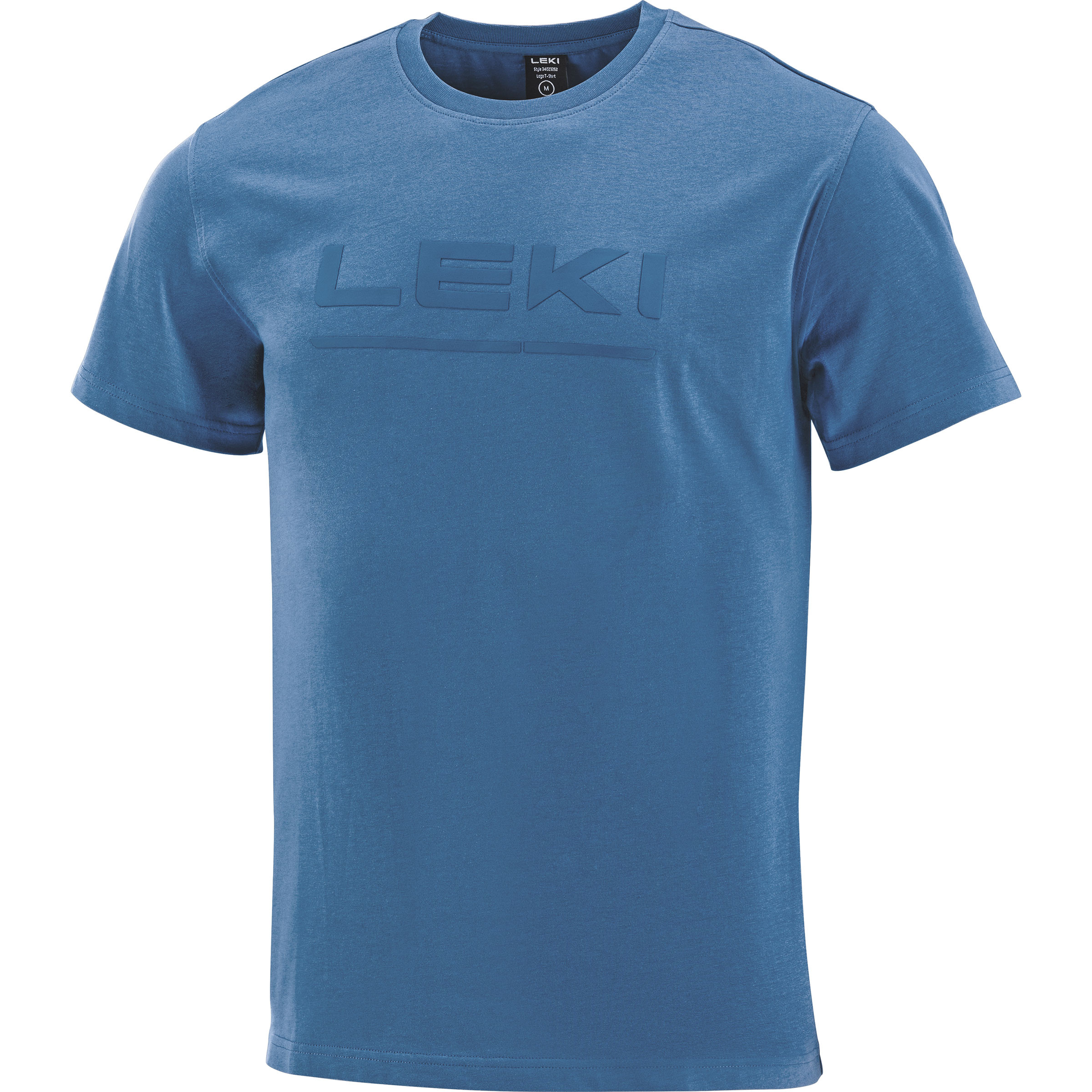 Leki Logo T-Shirts blau Größe S Lifestyle Widerstandsfähig