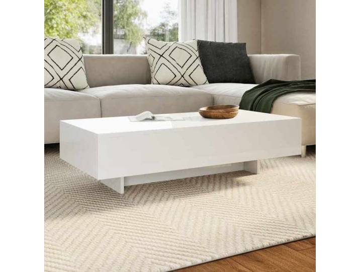 URBRAN®Table basse blanc brillant - Table_5250
